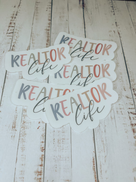 Realtor Life Sticker