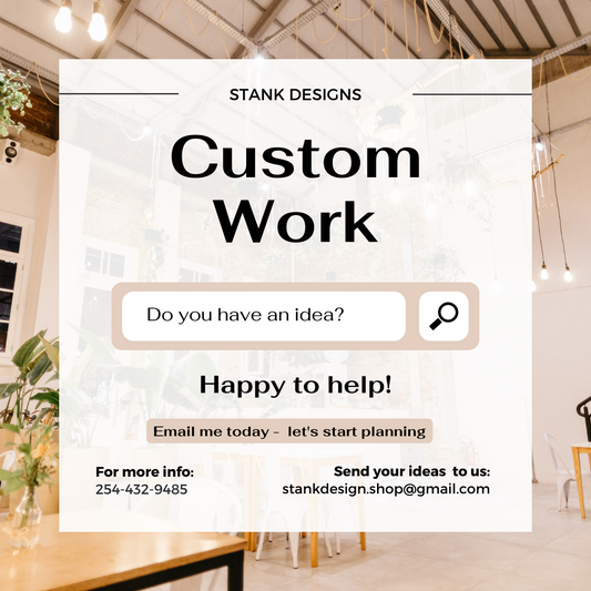 Custom Work Pricing