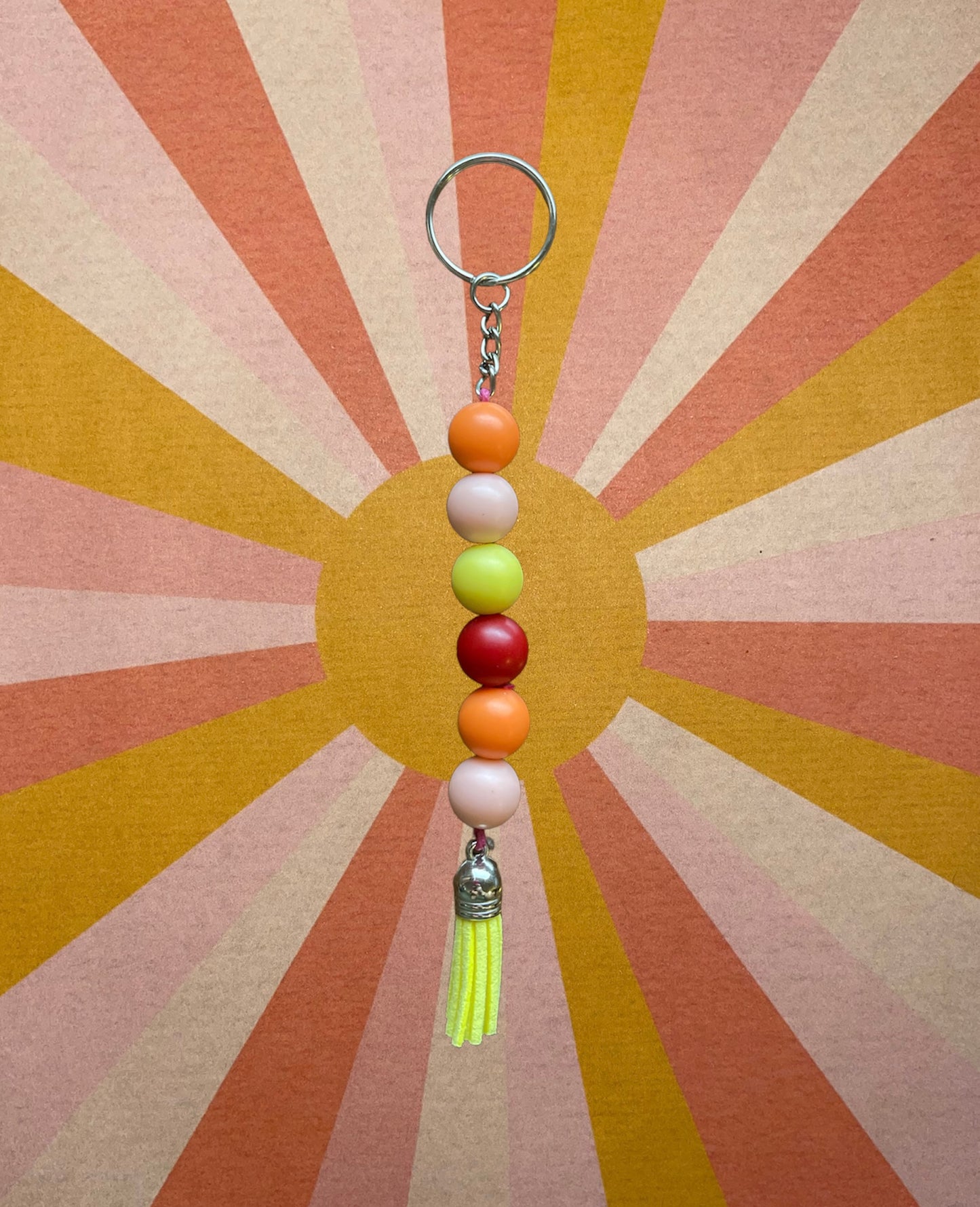 Dark Rainbow Keychain