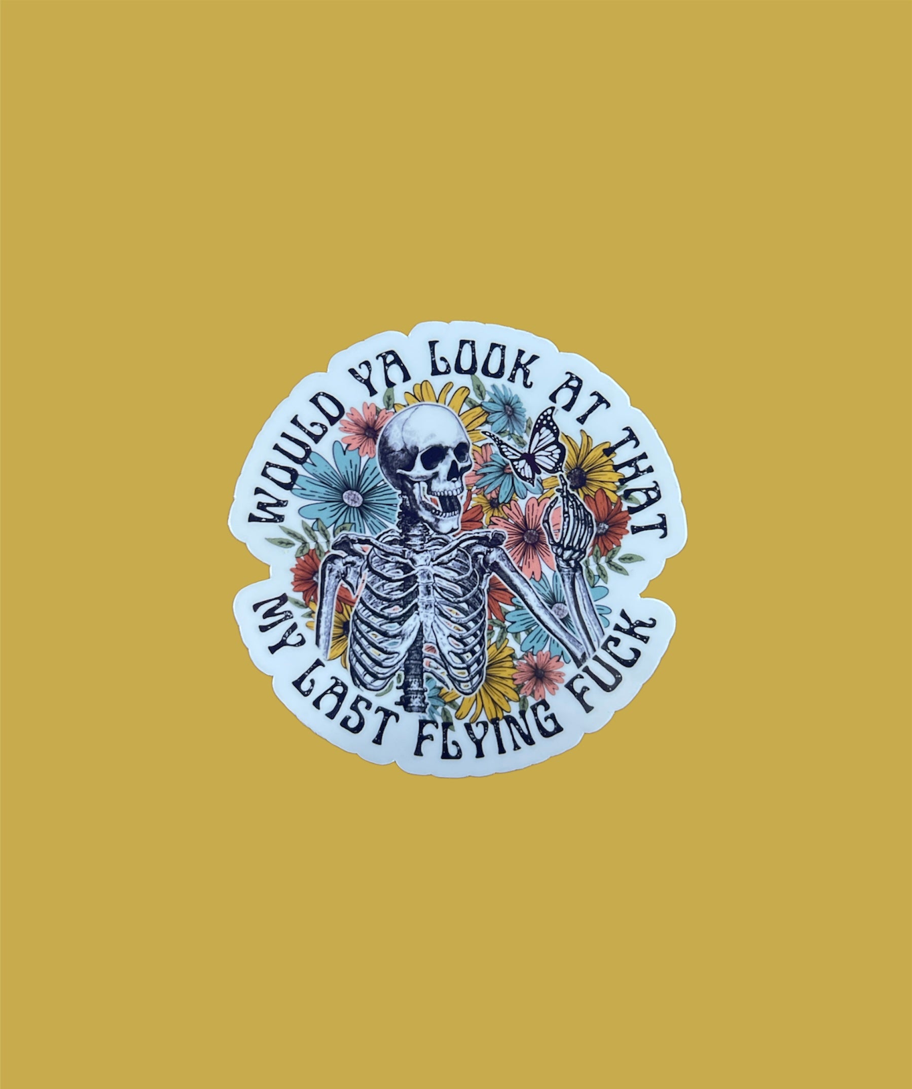 Flying F*ck Sticker – Stank Designs